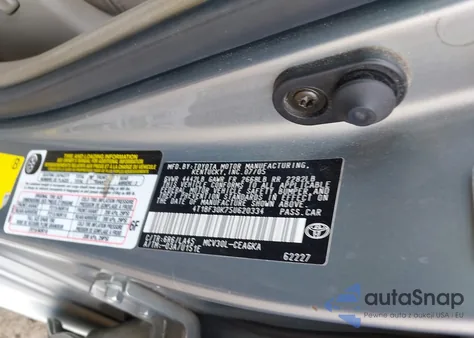 2005 Toyota Camry Xle V6 from USA, damaged, VIN 4T1BF30K75U620334